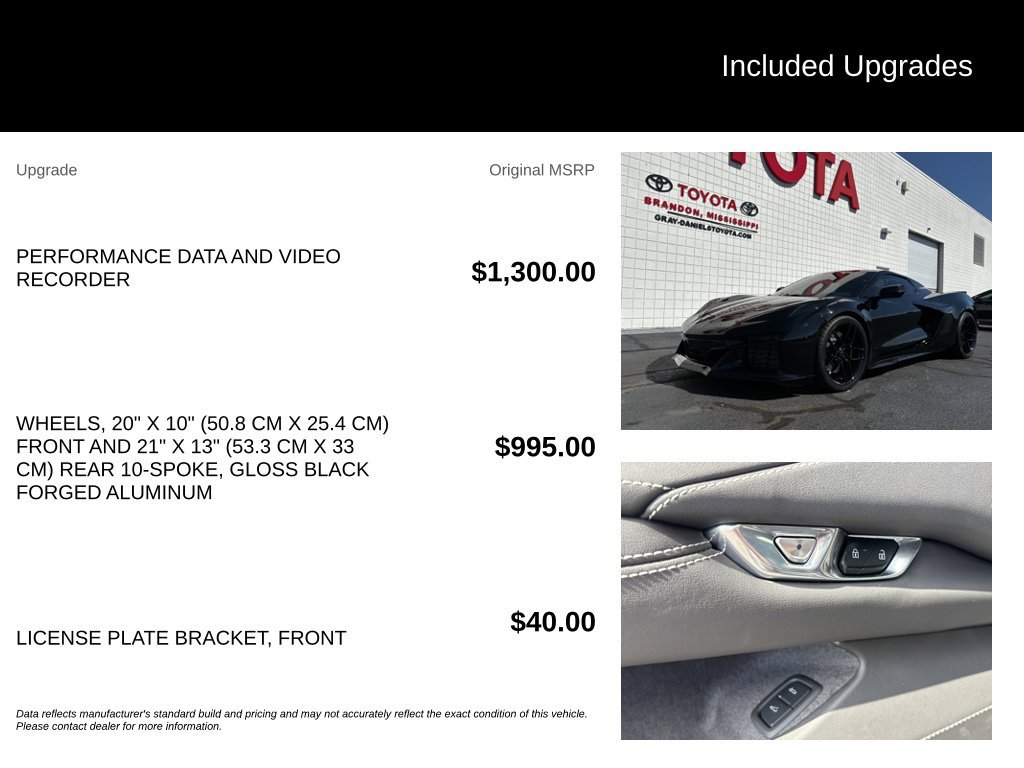 Used 2025 Chevrolet Corvette Z06 RWD image 7