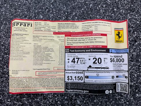 Used 2024 Ferrari 296 GTS image 50