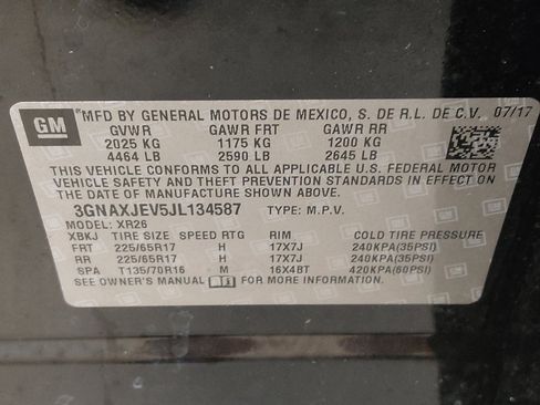 Used 2018 Chevrolet Equinox LT FWD image 33