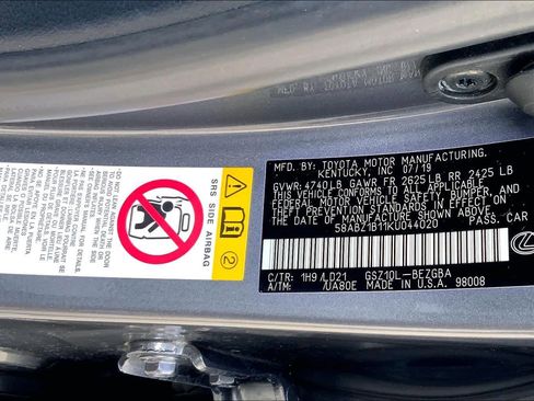 Used 2019 Lexus ES 350 w/ Premium Package image 29