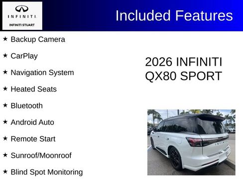 Used 2026 INFINITI QX80 4WD w/ Sport Exterior Package image 2
