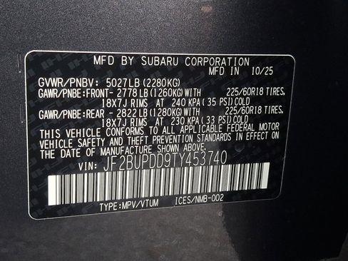 New 2026 Subaru Outback Limited image 18