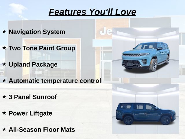 New 2026 Jeep Grand Wagoneer 4WD w/ Quick Order Packge 29V Upland image 10