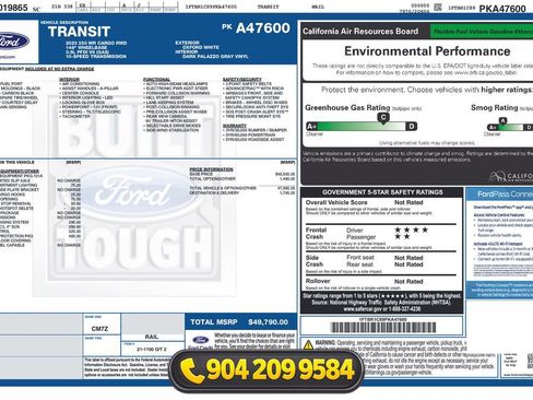 Used 2023 Ford Transit 250 Medium Roof w/ Load Area Protection Package image 34