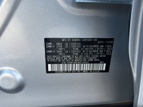 Used 2021 Subaru Outback Limited image 47