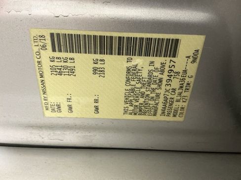 Used 2018 Nissan Maxima 3.5 SV image 32