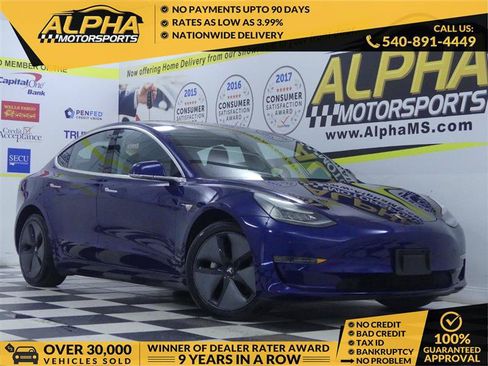 Used 2018 Tesla Model 3 Long Range AWD/4WD image 1
