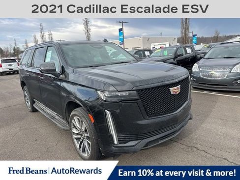 Used 2021 Cadillac Escalade ESV Sport w/ LPO, Illumination Package image 1