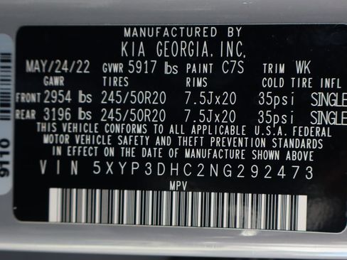 Used 2022 Kia Telluride EX w/ EX Premium Package image 49