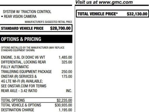 Certified 2022 GMC Canyon Elevation Standard w/ Trailering Package RWD image 2