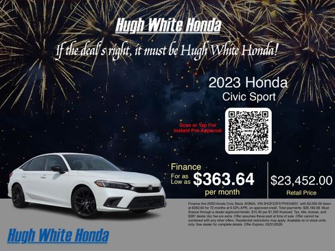 Used 2023 Honda Civic Sport image 3