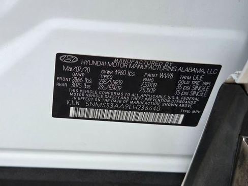 Used 2020 Hyundai Santa Fe Limited FWD image 25