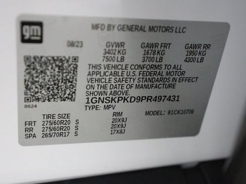 Used 2023 Chevrolet Tahoe Z71 w/ Z71 Off-Road Package image 55