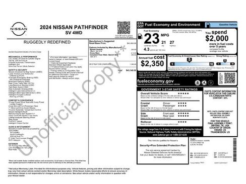 Used 2024 Nissan Pathfinder SV image 31