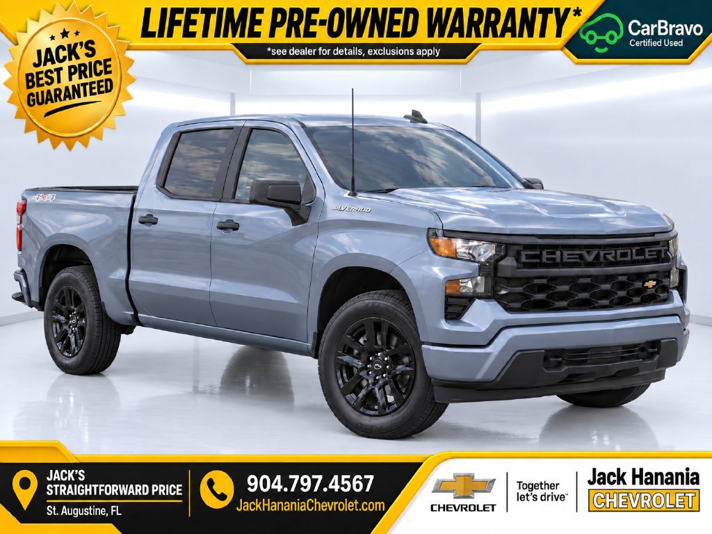 Used 2025 Chevrolet Silverado 1500 Custom AWD/4WD image 1