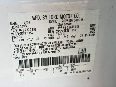 Used 2024 Ford Edge SEL AWD/4WD image 30