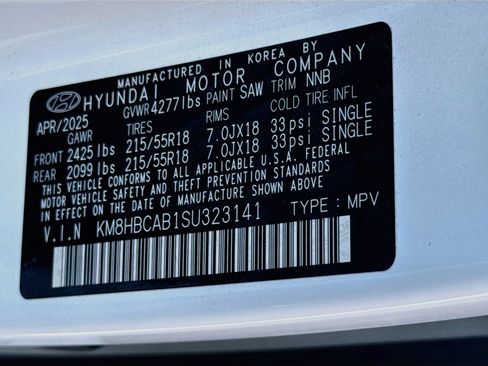 Used 2025 Hyundai Kona SEL AWD/4WD image 12