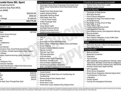 New 2026 Hyundai Kona SEL Sport AWD/4WD image 25