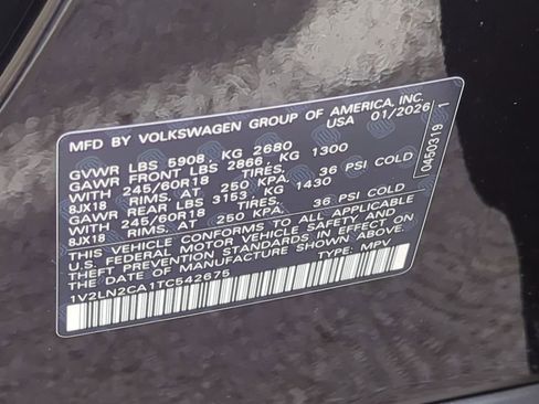 New 2026 Volkswagen Atlas SE image 38