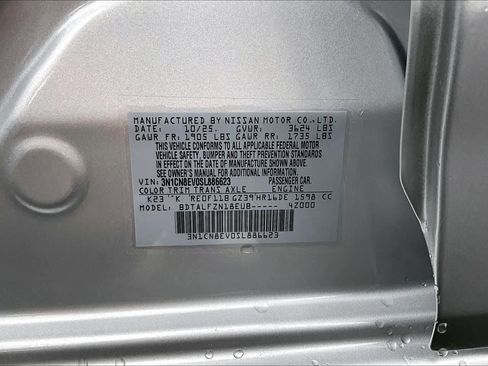 New 2025 Nissan Versa SV image 22