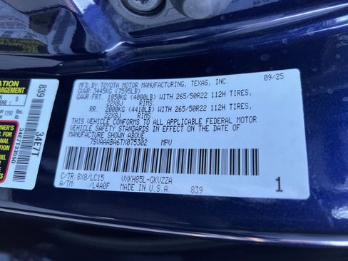 New 2026 Toyota Sequoia Capstone image 8