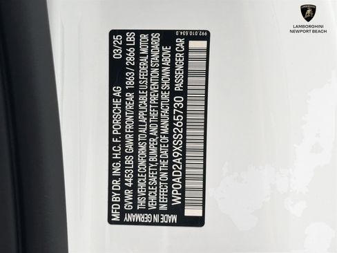 Used 2025 Porsche 911 Turbo S AWD/4WD image 46