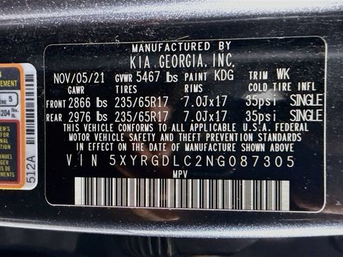 Used 2022 Kia Sorento LX AWD/4WD image 38