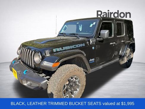 Used 2022 Jeep Wrangler Unlimited Rubicon 4xe AWD/4WD image 3