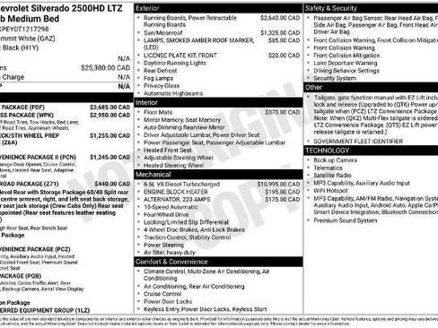 New 2026 Chevrolet Silverado 2500 LTZ w/ LTZ Plus Package AWD/4WD image 30