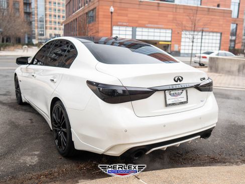 Used 2018 INFINITI Q50 Red Sport 400 w/ Sensory Package (Sport) image 5