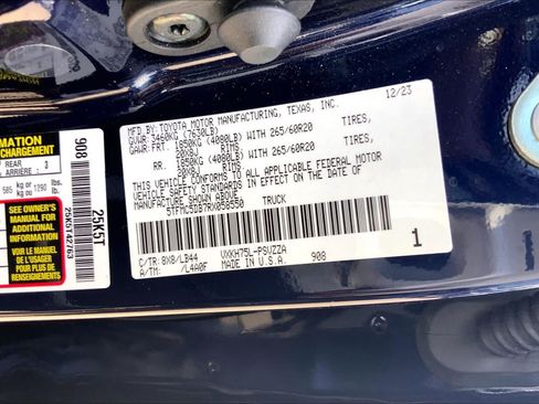 Used 2024 Toyota Tundra 1794 Edition AWD/4WD image 32