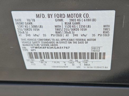 Used 2019 Ford Explorer Limited w/ Ford Safe & Smart Package image 26