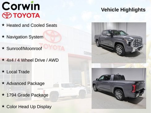 Used 2022 Toyota Tundra 1794 Edition w/ Advanced Package AWD/4WD image 11