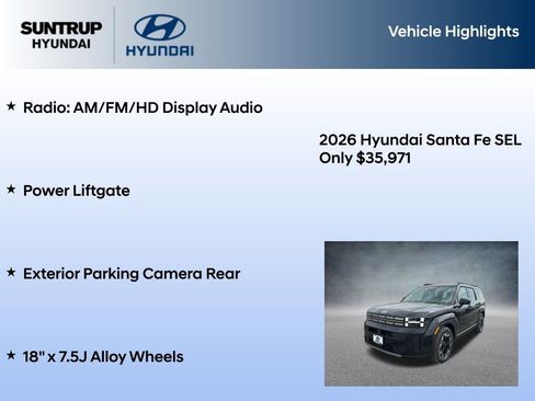 New 2026 Hyundai Santa Fe SEL FWD image 7