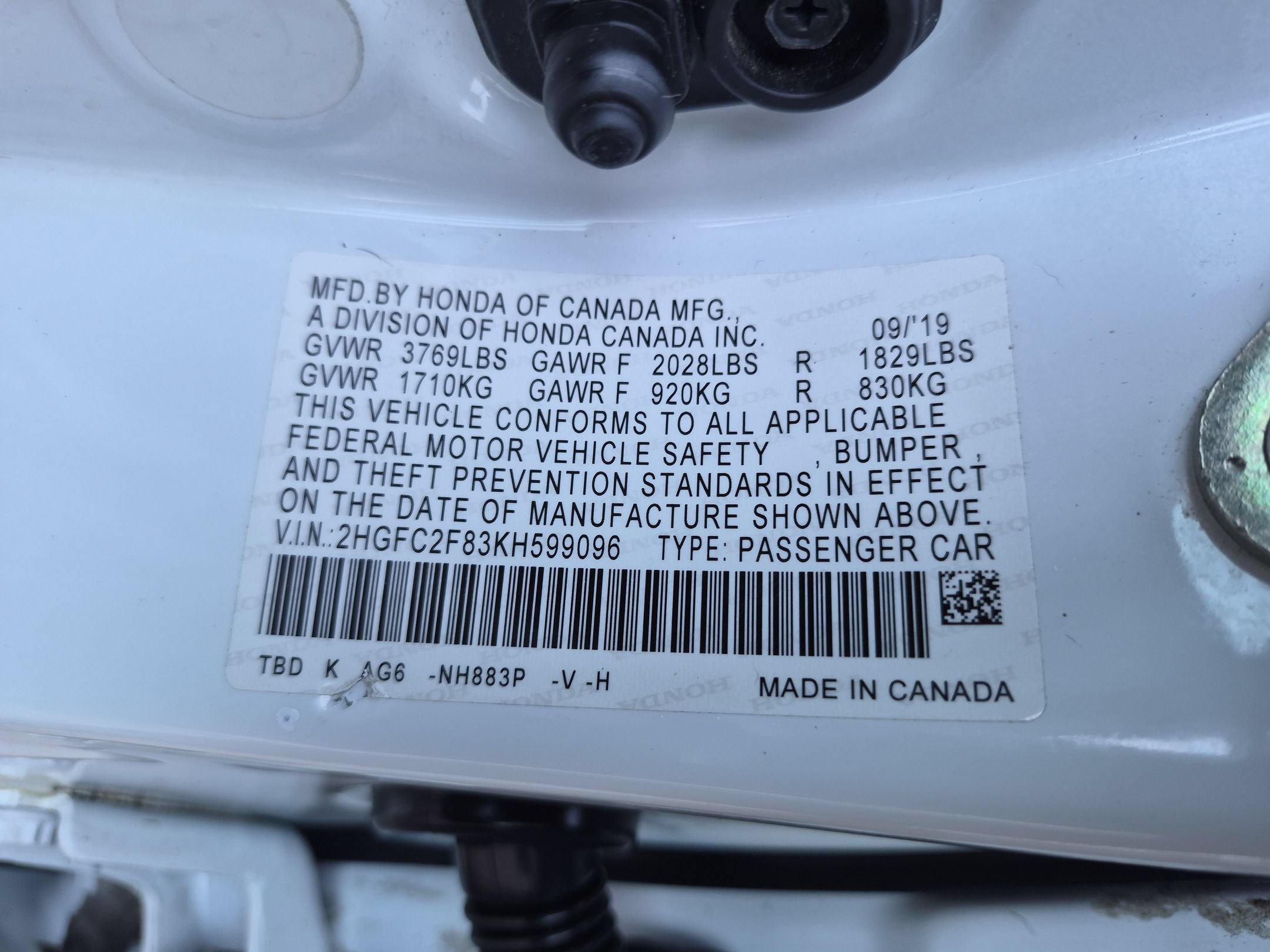 Used 2019 Honda Civic Sport image 32