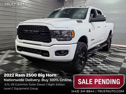 Used 2022 RAM 2500 Big Horn w/ Level C Equiment Group