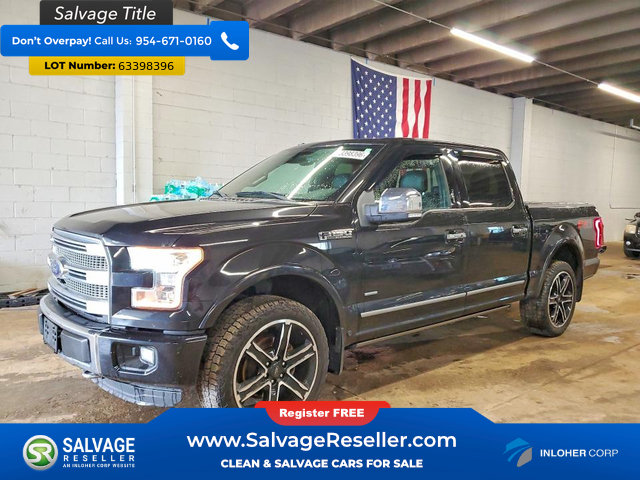 Used 2015 Ford F150 Platinum w/ Technology Package AWD/4WD image 1