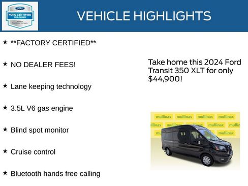 Used 2024 Ford Transit 350 XLT RWD image 12