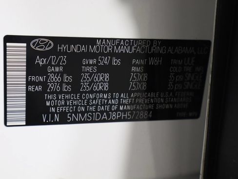 Used 2023 Hyundai Santa Fe SE w/ Cargo Package AWD/4WD image 34