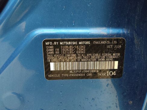 Used 2024 Mitsubishi Mirage G4 ES FWD image 33