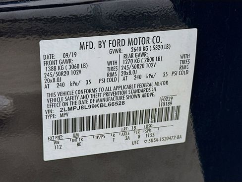 Used 2019 Lincoln Nautilus Reserve AWD/4WD image 48