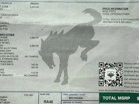 Used 2023 Ford Bronco Outer Banks w/ Sasquatch Package image 25