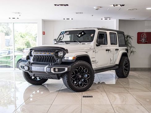 Used 2021 Jeep Wrangler Unlimited Sahara w/ Safety Group AWD/4WD image 1