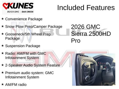 New 2026 GMC Sierra 2500 Pro AWD/4WD image 2