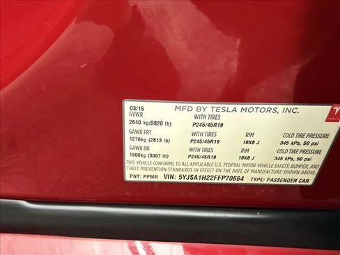 Used 2015 Tesla Model S 85D AWD/4WD image 18