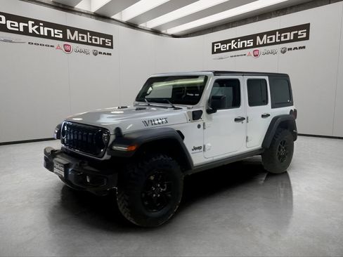 Certified 2025 Jeep Wrangler Unlimited Sport S 4xe AWD/4WD image 1