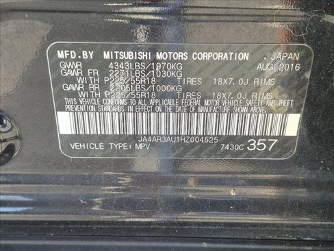 Used 2017 Mitsubishi Outlander Sport ES AWD/4WD image 16