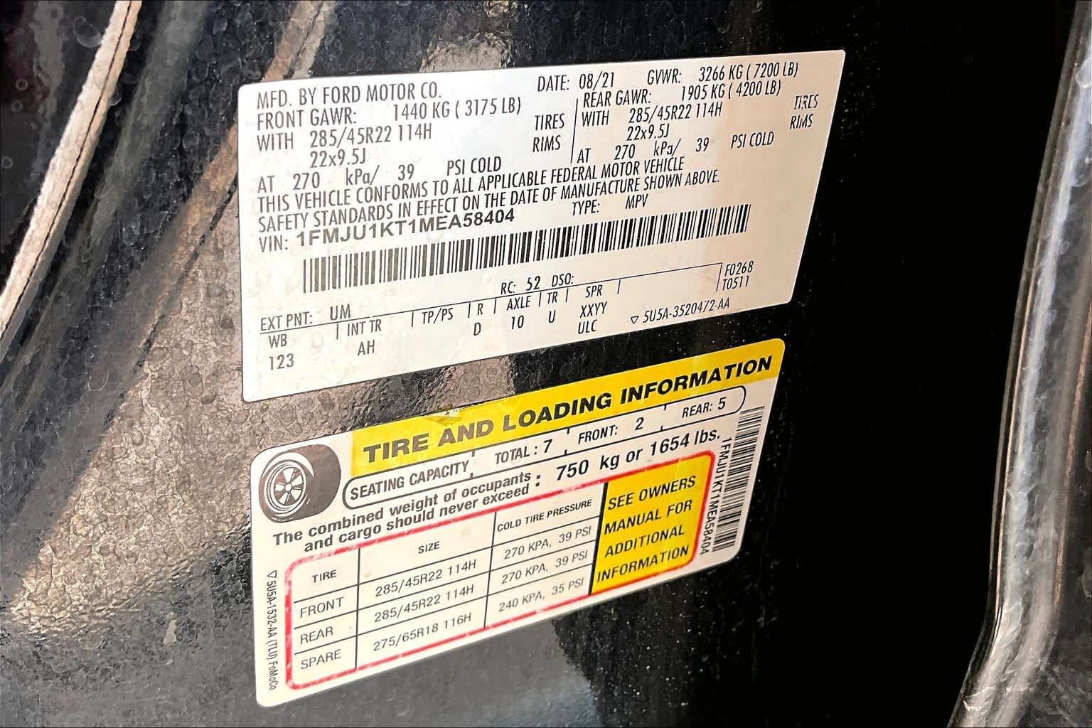 Used 2021 Ford Expedition Limited RWD image 34