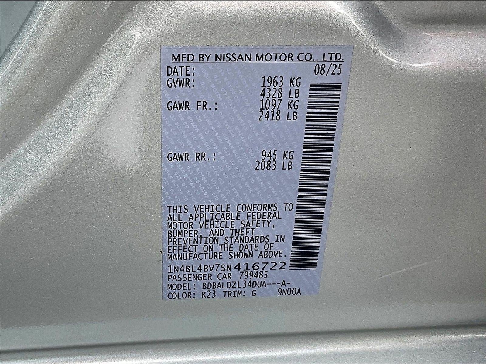 Used 2025 Nissan Altima 2.5 S FWD image 18