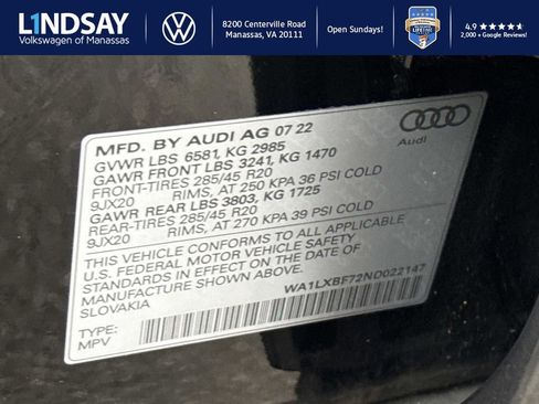 Used 2022 Audi Q7 3.0T Premium Plus w/ Premium Plus Package image 25